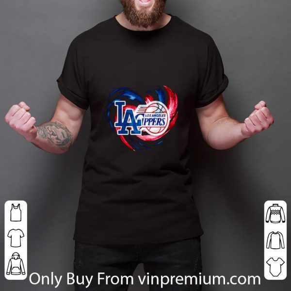 Premium Los Angeles Dodgers And Los Angeles Clippers Logo shirt