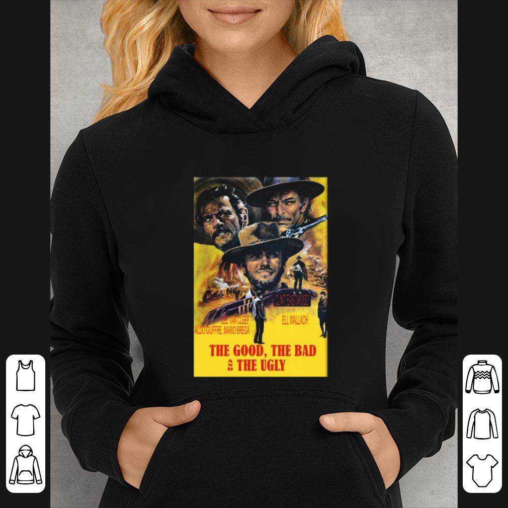 Premium Lee Van Cleef Aldo Giuffre Mario Breage The Good The Bad And The Ugly shirt e3ee2285 premium lee van cleef aldo giuffre mario breage the good the bad and the ugly shirt 4 - Premium Lee Van Cleef Aldo Giuffre Mario Breage The Good The Bad And The Ugly shirt