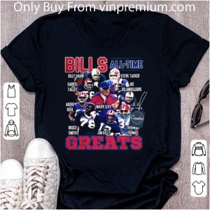 Original Buffalo Bills All Time Greats Signatures shirt 1