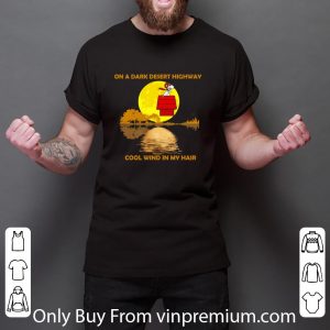 Great Guitar Lake The Peanuts Snoopy On A Dark Desert Highway Cool Wind In My Hair shirt 2