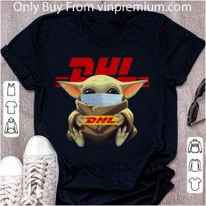 Premium Baby Yoda Mask Hug Dhl shirt 1