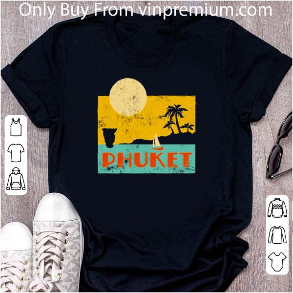 Hot Beach Phuket Thailand Parody Sunset shirt