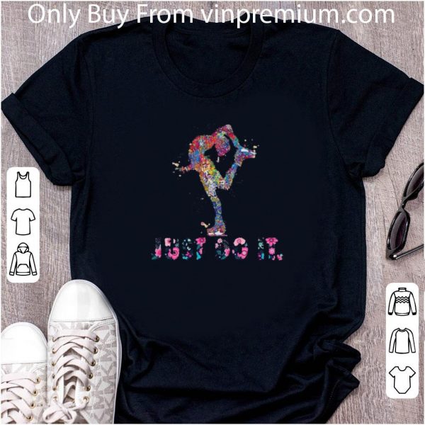 Awesome Ballet Just Do It Flowers shirt