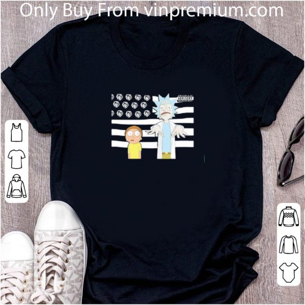 Pretty Rick And Morty American Flag Advisory shirt