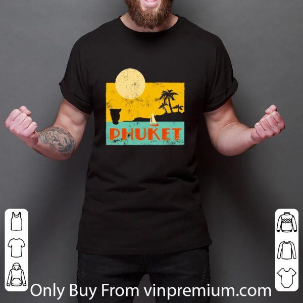 Hot Beach Phuket Thailand Parody Sunset shirt