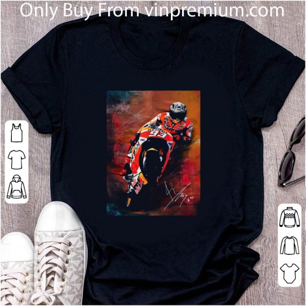 Pretty Marc Marquez For 2019 Motorcycle Riding Signature shirt