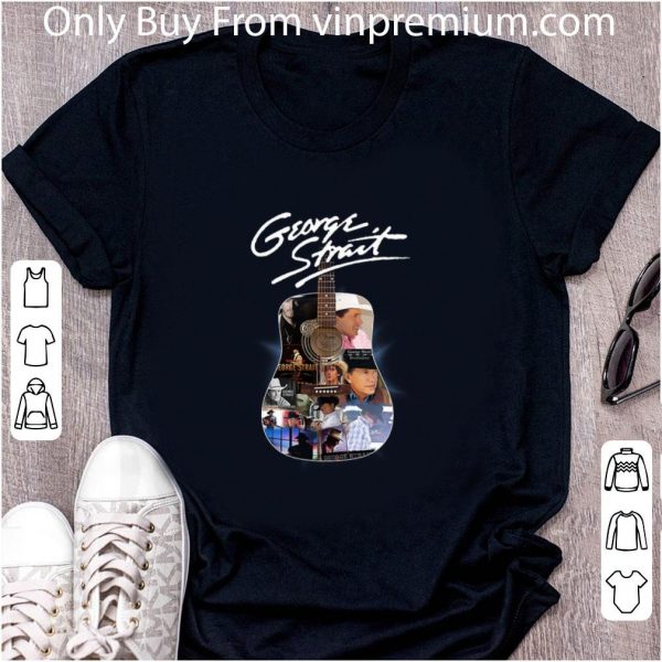 Pretty George Strait guitar signature shirt