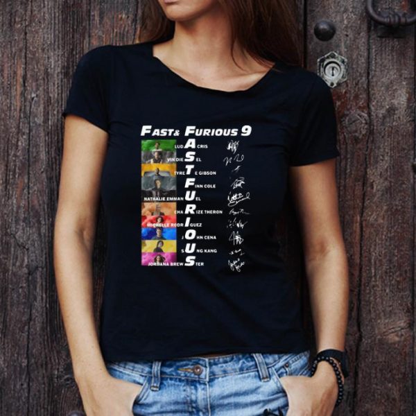 Original Fast And Furious 9 Luda Cris Vin Diesel Signatures shirt