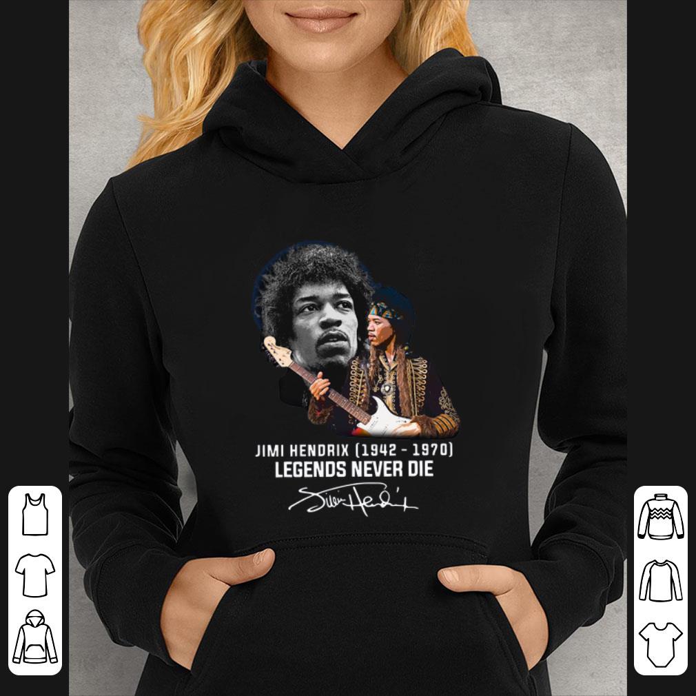 0a98a673 premium jimi hendrix 1942 1970 legends never die signature shirt 4 - Premium Jimi Hendrix 1942 1970 Legends Never Die Signature shirt