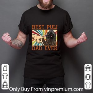 Official Best Puli Dad Ever Retro Vintage shirt 2