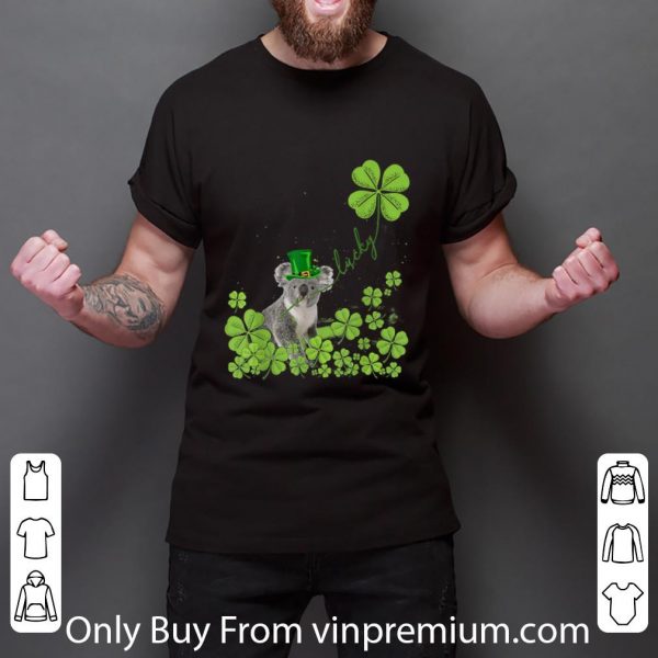 Premium Koala lucky St. Patrick's day Australian bushfires shirt