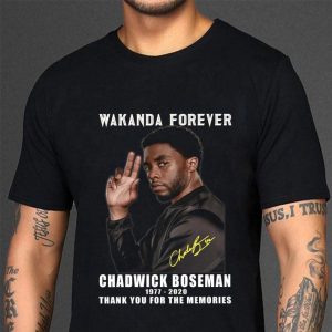 Premium Wakanda Forever RIP Chadwick Boseman 1977-2020 Signature shirt 2