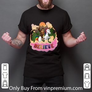 Great Believe Sasquatch Rides A Unicorn In Fantasy World shirt 2