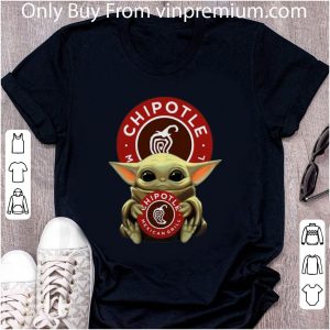 Nice Baby Yoda hug Chipotle Mexican Grill Star Wars shirt 1