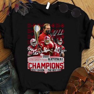 Hot 2020 Alabama Crimson Tide 13-0 National Champions Perfect Season shirt