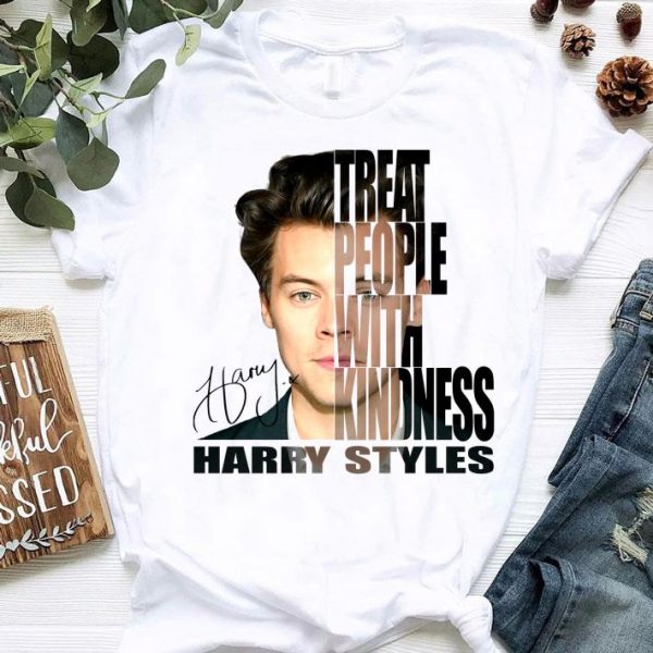 Awesome Harry Styles Signature Treat People With Kindness Official MV shirt