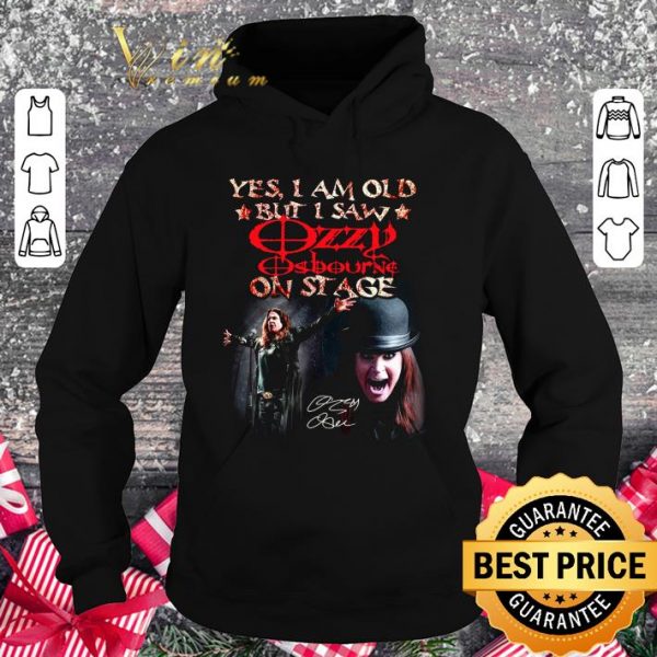 Premium Yes I Am Old But I Saw Ozzy Osbourne Black Sabbath Signature shirt