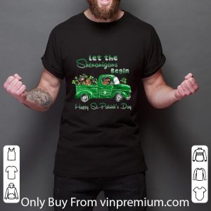 Awesome Dachshund Let The Shenanigans Begin Happy St.patrick’s Day shirt 2