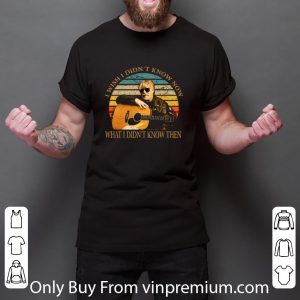 Awesome Vintage Bob Seger I Wish I Didn't Know Now shirt 2