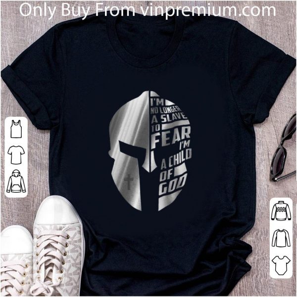 Pretty The Mandalorian I’m no longer a slave to fear I’m a child of God shirt