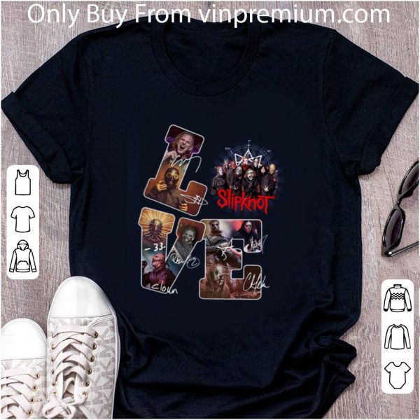 Hot Love Slipknot Signatures shirt