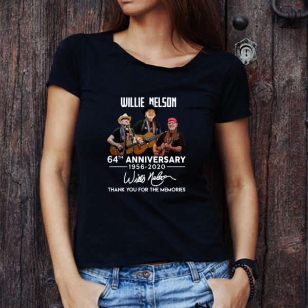 Pretty Willie Nelson 64th anniversary thank you for the memories signature shirt