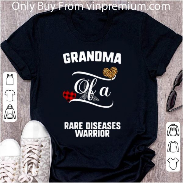 Pretty Grandma Of A Rare Diseases Warrior shirt