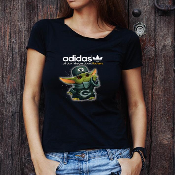 Great Baby Yoda Adidas All Day I Dream About Green Bay Packers Hoodie shirt Great Baby Yoda Adidas All Day I Dream About Green Bay Packers Hoodie shirt