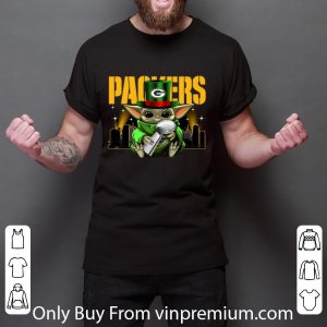 Awesome Green Bay Packers Baby Yoda Super Bowl LIV Star Wars shirt 2