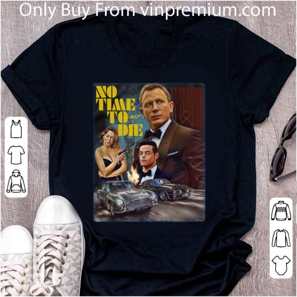 Nice No Time To 007 Die Poster James Bond shirt