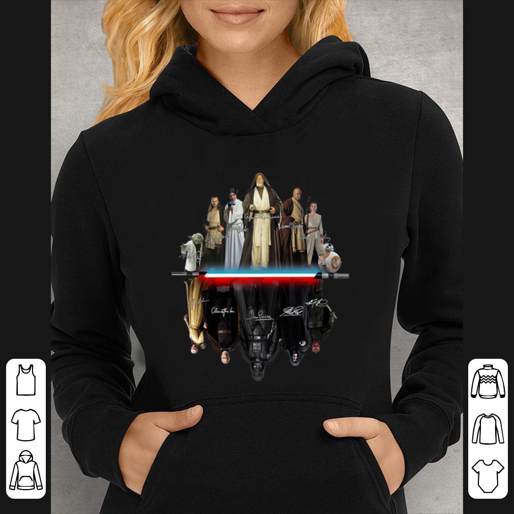 4e1b4b1e great all signature autographed characters star wars shirt 4 - Great all signature autographed Characters Star Wars shirt