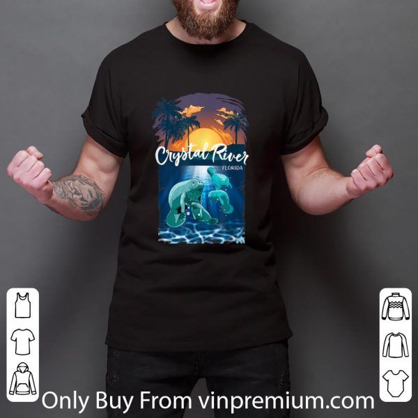 Hot Manatee Crystal River Florida shirt