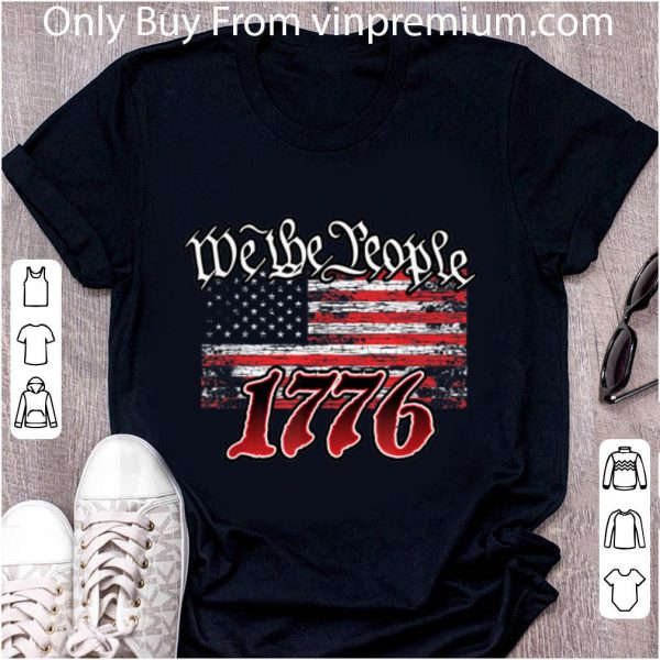 Premium We The People 1776 American Flag shirt