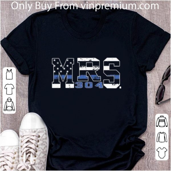 Pretty MRS Thin Blue Line Flag 304 shirt