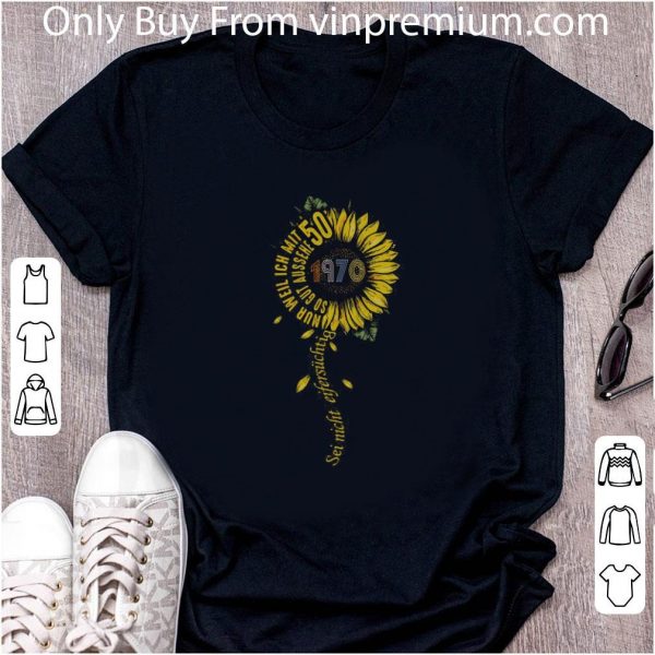 Official Sei nicht eifersüchtig 1970 Sunflower shirt