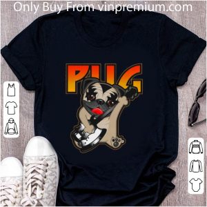 Official Pug Playing Kiss Rock Band shirt 1