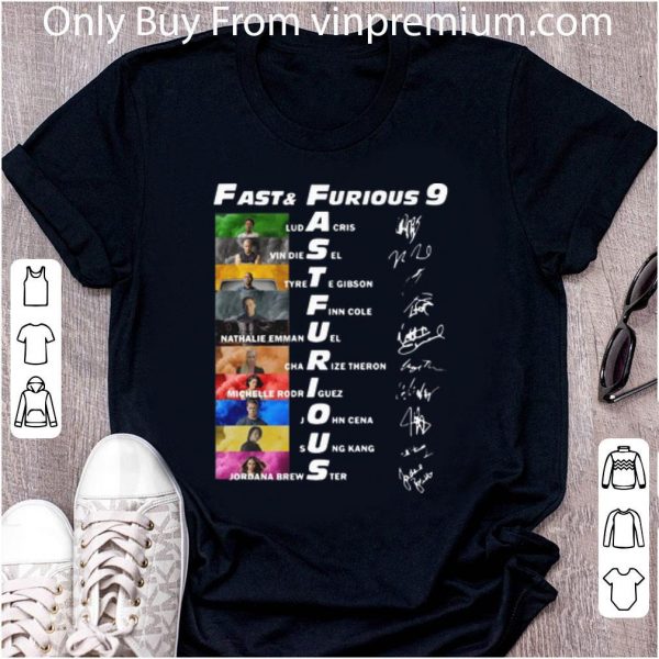 Original Fast And Furious 9 Luda Cris Vin Diesel Signatures shirt