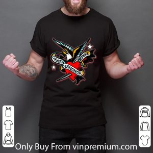 Original Vintage Eagle Tattoo Death Before Dishonor shirt 2