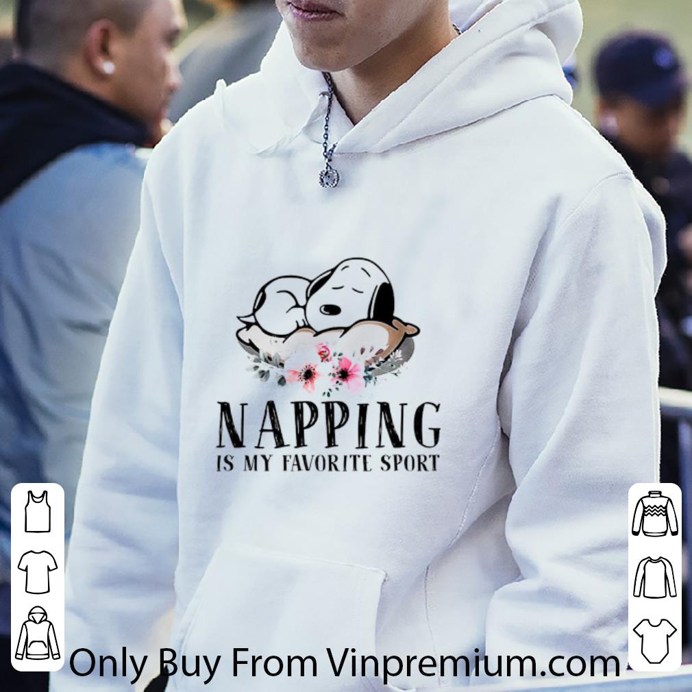 69b2537b official flowers snoopy napping is my favorite sport shirt 4 - Official Flowers Snoopy napping is my favorite sport shirt