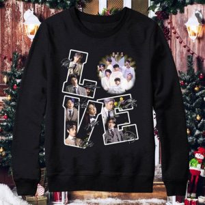 Premium Bangtan Boys Love BTS Boy band signatures shirt 3