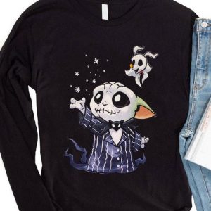 Original Jack Skellington mashup Baby Yoda Star Wars shirt 3