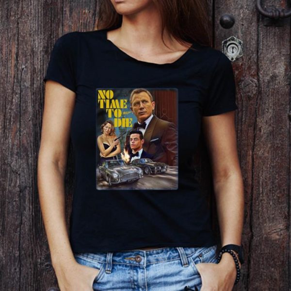 Nice No Time To 007 Die Poster James Bond shirt