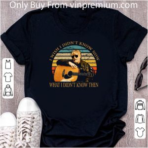 Awesome Vintage Bob Seger I Wish I Didn't Know Now shirt