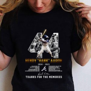 Premium 44 Henry Hank Aaron 1934-2021 Milwaukee Braves Signature shirt 1