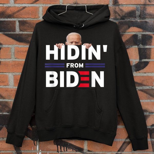 Awesome Hidin' From Biden Anti Joe Biden 2020 Political shirt
