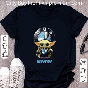 Hot Baby Yoda Hug BMW shirt 1