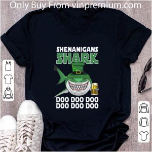 Awesome St Patrick’s Day Shenanigans Shark Doo Doo Doo shirt