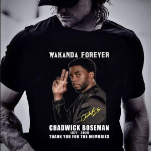 Premium Wakanda Forever RIP Chadwick Boseman 1977-2020 Signature shirt 1