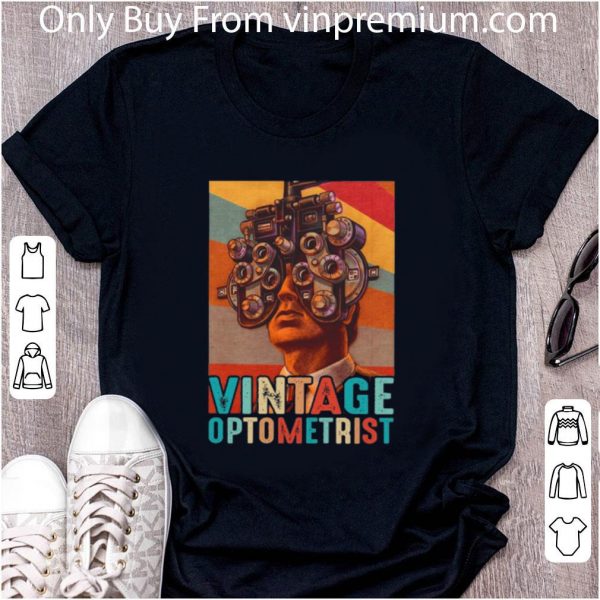Original Vintage optometrist eye ophthalmologist shirt