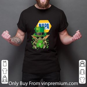 Nice Star Wars Baby Yoda Napa Shamrock St. Patrick’s Day shirt 2